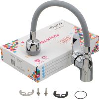 Смеситель для кухни Melodia della vita Ostessa MDV40616Gray Хром Серый — фото 6, Смесители для кухни