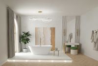 Ванна акриловая,отдельностоящая, AQUATEK AQ-5776 ХОРСА 1680*760*580. В комплекте со сливом и ножками — фото 4, Акриловые ванны