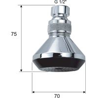 Верхний душ Remer 352X Хром — фото 2, Верхние души