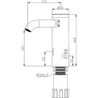Товар: Смеситель для раковины Swedbe Europe 6010 Хром - фото 6 Смеситель для раковины Swedbe Europe 6010 Хром — фото 6, Смесители для раковины