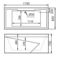 Товар: Акриловая ванна Gemy 175х85 G9065 K L с гидромассажем - фото 2 Акриловая ванна Gemy 175х85 G9065 K L с гидромассажем — фото 2, Ванны