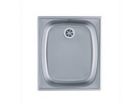 Мойка для кухни BASIC 10 NAT-60 380X440 в комплекте с сифоном 1011717, — фото 1, Кухонные мойки