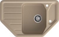 Товар: GRANFEST Мойка CORNER 800E угловая 800*500мм песочный арт.GF- - фото 2 GRANFEST Мойка CORNER 800E угловая 800*500мм песочный арт.GF- — фото 2, Кухонные мойки