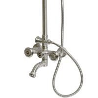 Душевая система Milacio Almeria MC.100.SL Серебро — фото 2, Душевые стойки