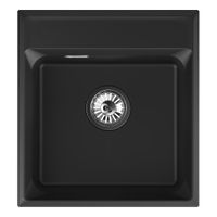 Мойка кухонная Point Мисти 46 черный — фото 1, Кухонные мойки