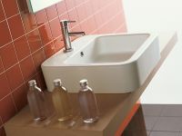 Товар: Раковина Hatria Happy Hour 48 Белая арт-Y0M701 - фото 4 Раковина Hatria Happy Hour 48 Белая арт-Y0M701 — фото 4, Раковины накладные