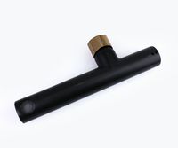 Смеситель для раковины Bronze de Luxe Avantgarde 2021MH Черный Розовое золото — фото 2, Смесители для раковины