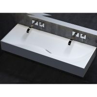 Раковина Salini Sonata 120 1401201M Белая матовая — фото 1, Раковины подвесные