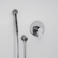 A06157 Встраиваемый комплект для биде со шлангом 120 см — фото 2, Гигиенические души