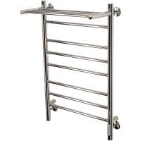 Электрический полотенцесушитель Comfysan Luce EC-8 80x50 015541 с полкой Хром — фото 1, Электрические полотенцесушители