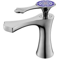 Смеситель для раковины Bronze de Luxe Yasmina 800/B01 Хром — фото 1, Смесители для раковины