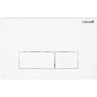 Клавиша смыва Creavit Ore GP3001.00 Белая — фото 1, Кнопки смыва