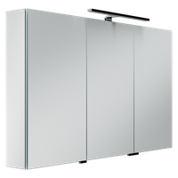 Зеркальный шкаф для ванной комнаты  SANCOS Hilton 1200x148х740 мм, с LED подсветкой,арт. Z1200 — фото 1, Шкафы для ванной