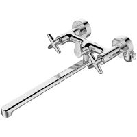 Смеситель для ванны Iddis Acros ACRSBL2i10WA универсальный Хром — фото 1, Смеситель для ванны