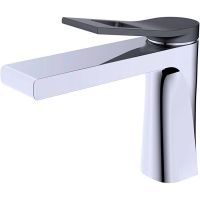 Смеситель для раковины Bronze de Luxe Element EL02CB Хром Черный — фото 1, Смесители для раковины