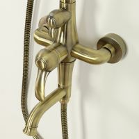 Товар: Душевая система Veragio Grazia VR.GRZ-9955.BR Бронза - фото 2 Душевая система Veragio Grazia VR.GRZ-9955.BR Бронза — фото 2, Душевые стойки