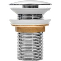 Донный клапан Iddis Optima Home OPHG000i88 click-clack Хром — фото 1, Донные клапаны