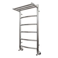 Водяной полотенцесушитель Point Афина PN04148P П5 400x800 с полкой Хром — фото 4, Водяные полотенцесушители