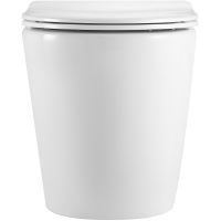 Унитаз Iberica Blanca Bilbao Alto IB.BLA.331.1B1 приставной с сиденьем Микролифт — фото 11, Приставные унитазы