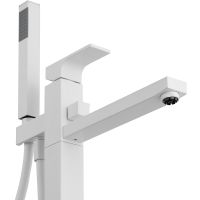 Товар: Смеситель для ванны Remer Absolute AU08BO Белый матовый - фото 2 Смеситель для ванны Remer Absolute AU08BO Белый матовый — фото 2, Смесители напольные