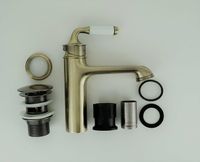 Смеситель для раковины ESKO Prague PG 26 Бронза Сатин — фото 4, Смесители для раковины