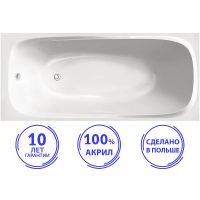 Акриловая ванна C-Bath Saturn 170x75 CBQ012001 без гидромассажа — фото 1, Акриловые ванны