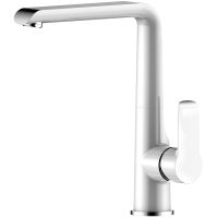 Смеситель для кухни Rossinka W35-23 Белый Хром — фото 1, Смесители для кухни