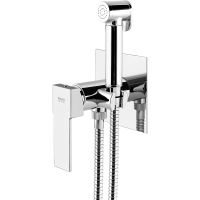 Гигиенический душ со смесителем Remer Qubica Q65W Хром — фото 1, Гигиенические души