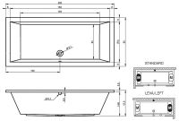 Товар: Акриловая ванна Riho Lusso 200x90 B016001005 (BA6000500000000) без гидромассажа - фото 3 Акриловая ванна Riho Lusso 200x90 B016001005 (BA6000500000000) без гидромассажа — фото 3, Ванны