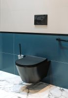 Унитаз Creto Logan L3 1003-002-L3BlMat подвесной Черный матовый без сиденья — фото 11, Подвесные унитазы