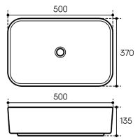 Раковина-чаша Aqueduto Espiral 50 ESP0430 Серая матовая — фото 7, Раковины накладные