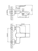 Товар: Смеситель для ванны Agger Happy A0410000 Хром - фото 12 Смеситель для ванны Agger Happy A0410000 Хром — фото 12, Смеситель для ванны
