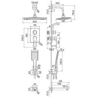 Товар: Душевая система Iddis Slide SLISB03i68 Хром - фото 3 Душевая система Iddis Slide SLISB03i68 Хром — фото 3, Встраиваемые душевые комплекты
