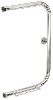 Водяной полотенцесушитель Сунержа П-образный 600х400 00-0004-6040 с двумя полками Хром — фото 7, Водяные полотенцесушители
