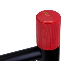 Смеситель для раковины Bronze de Luxe Avantgarde 2010RH Черный Красный — фото 9, Смесители для раковины