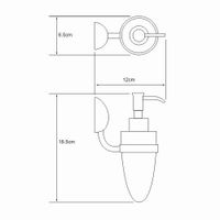 Товар: Аксесс Weser K-8699C Дозатор жидкого мыла, навесной (блистер), КЕРАМИКА, хром, WasserKRAFT - фото 2 Аксесс Weser K-8699C Дозатор жидкого мыла, навесной (блистер), КЕРАМИКА, хром, WasserKRAFT — фото 2, Дозаторы