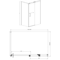 Товар: Душевой уголок Azario Vancouver 120х90 AZ-NKF1131-R 900 профиль Серебро стекло прозрачное - фото 2 Душевой уголок Azario Vancouver 120х90 AZ-NKF1131-R 900 профиль Серебро стекло прозрачное — фото 2, Душевые уголки