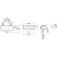 Смеситель для душа Roca Atlas Хром арт-5A2190C0M — фото 2, Смесители для душа без лейки