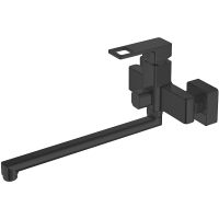 Смеситель для ванны Haiba HB22615-7 универсальный Черный матовый — фото 1, Для душа и ванны