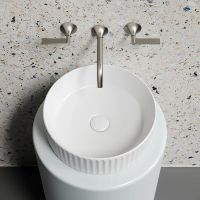 Раковина-чаша Ceramicanova Element 36 CN6057MW Белая матовая — фото 14, Раковины накладные