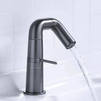 Смеситель для раковины Haiba HB10813-3 Пепельный — фото 4, Смесители для раковины