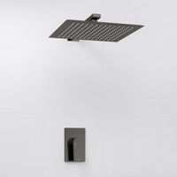 A84182 Встраиваемый комплект для душа с верхней душевой насадкой — фото 2, Встраиваемые душевые комплекты