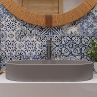 Раковина-чаша Aqueduto Espiral 60 ESP0230 Серая матовая — фото 4, Раковины накладные