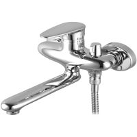 Смеситель для ванны Lemark Status LM4414C универсальный Хром — фото 3, Для душа и ванны