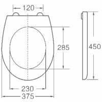 Сиденье для унитаза Horke O-1024C 01471024 с Микролифтом — фото 3, Сиденья для унитаза