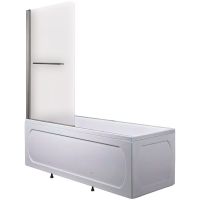 Товар: Шторка на ванну 1MarKa 82x150 Р-02Mis профиль Хром стекло матовое - фото 1 Шторка на ванну 1MarKa 82x150 Р-02Mis профиль Хром стекло матовое — фото 1, Шторки для ванной распашные