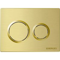 Клавиша смыва Berges Novum O8 040068 Бронза — фото 1, Кнопки смыва