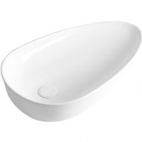 Раковина-чаша CeramaLux 66 7862-1 Белая глянцевая — фото 1, Раковины накладные