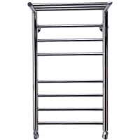 Водяной полотенцесушитель Comfysan Luce W-8 80x40 013608 с полкой Хром — фото 3, Водяные полотенцесушители