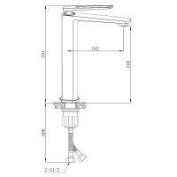 Смеситель для раковины Boch Mann Chika BM8590 Хром — фото 5, Смесители для раковины